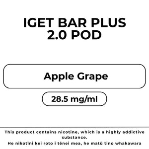 IGET Bar Plus 6k Pod Apple Grape