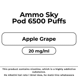Ammo Sky Pod 20mg/ml Apple Grape
