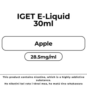 IGET E-Liquid Apple 28.5mg/ml
