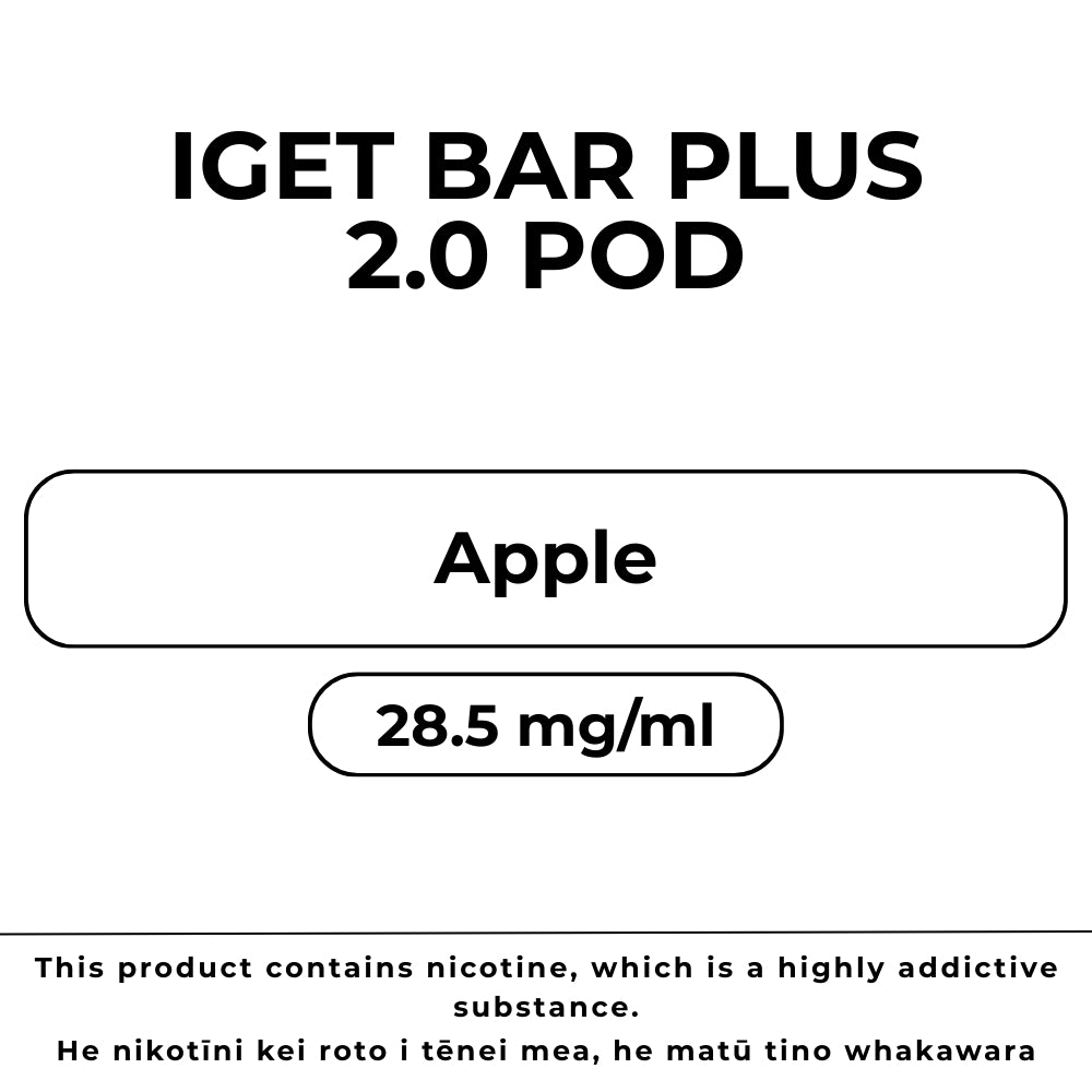 IGET Bar Plus 6k Pod Apple
