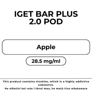 IGET Bar Plus 6k Pod Apple