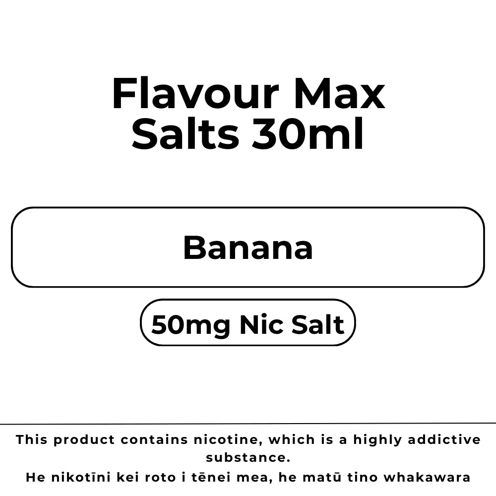 Flavour Max Salts 50mg Banana