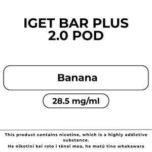 IGET Bar Plus 6k Pod Banana