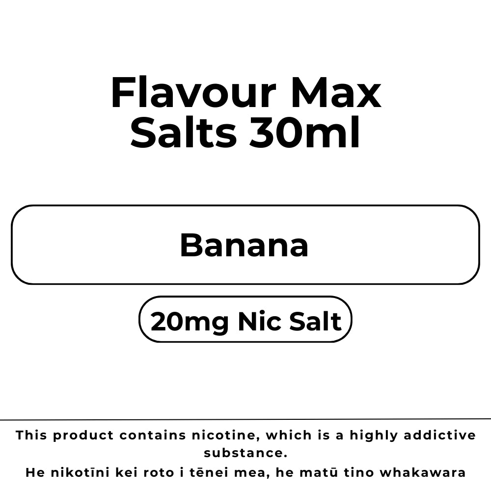 Flavour Max Salts 20mg Banana