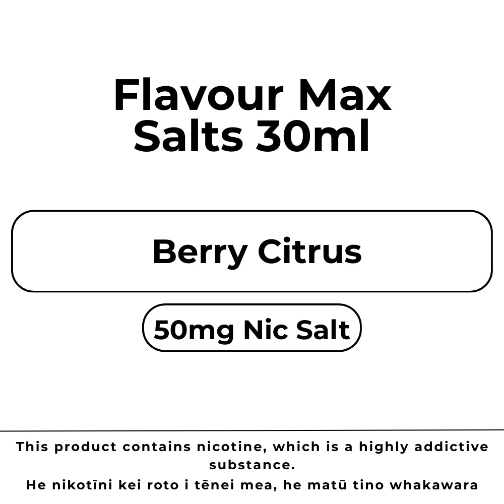 Flavour Max Salts 50mg Berry Citrus