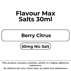 Flavour Max Salts 50mg Berry Citrus