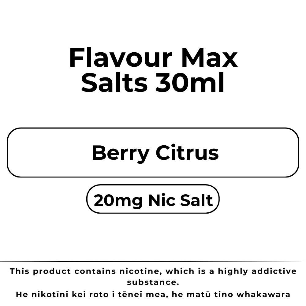 Flavour Max Salts 20mg Berry Citrus