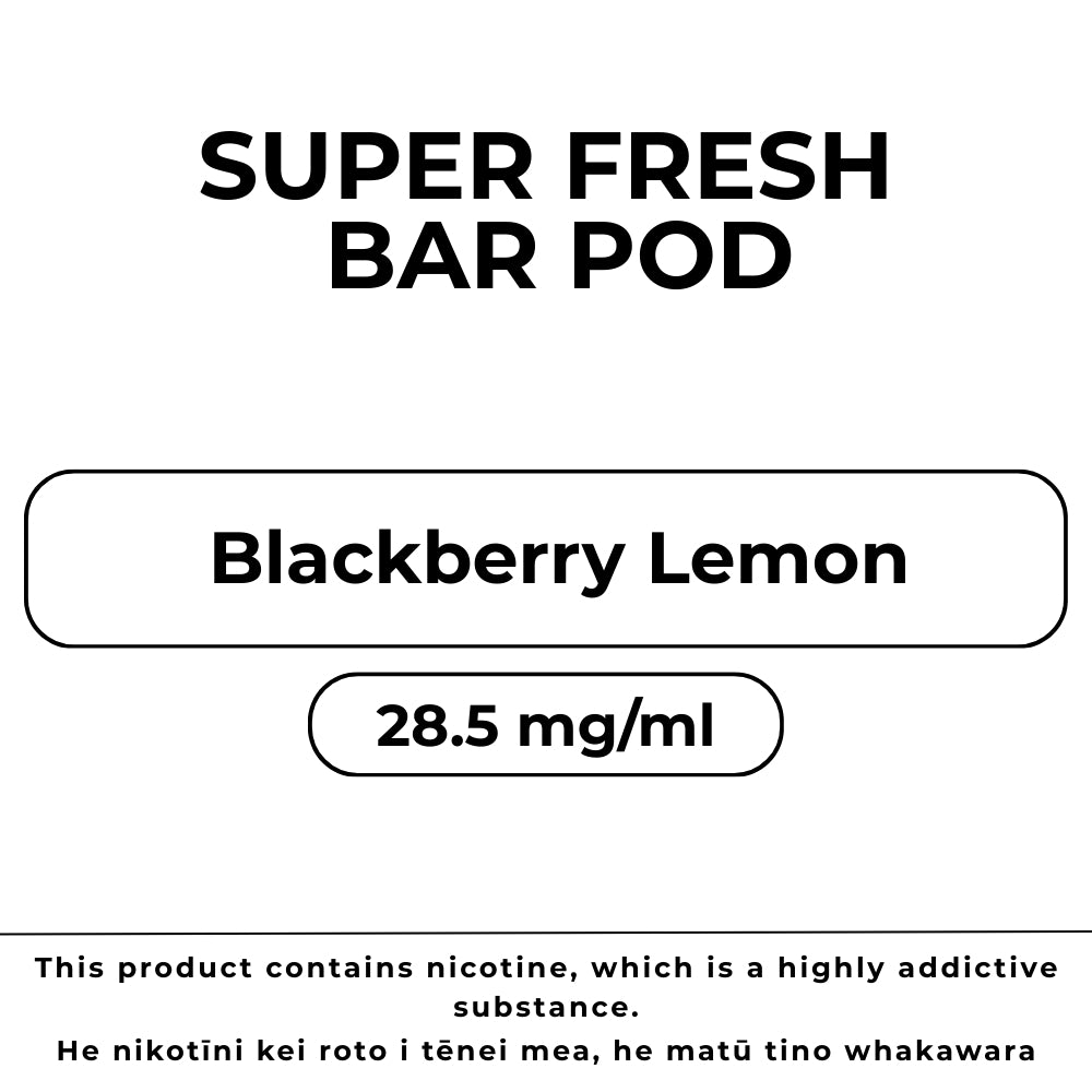 Super Fresh Pod Blackberry Lemon