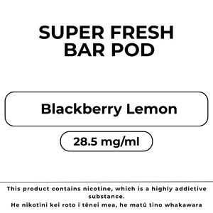 Super Fresh Pod Blackberry Lemon