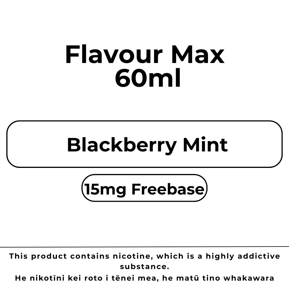 Flavour Max 15mg Blackberry Mint