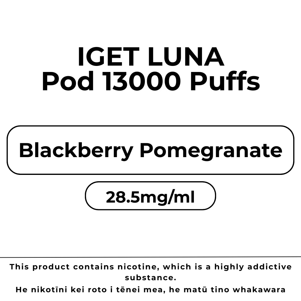 IGET Luna Pod Blackberry Pomegranate