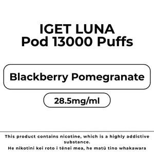 IGET Luna Pod Blackberry Pomegranate
