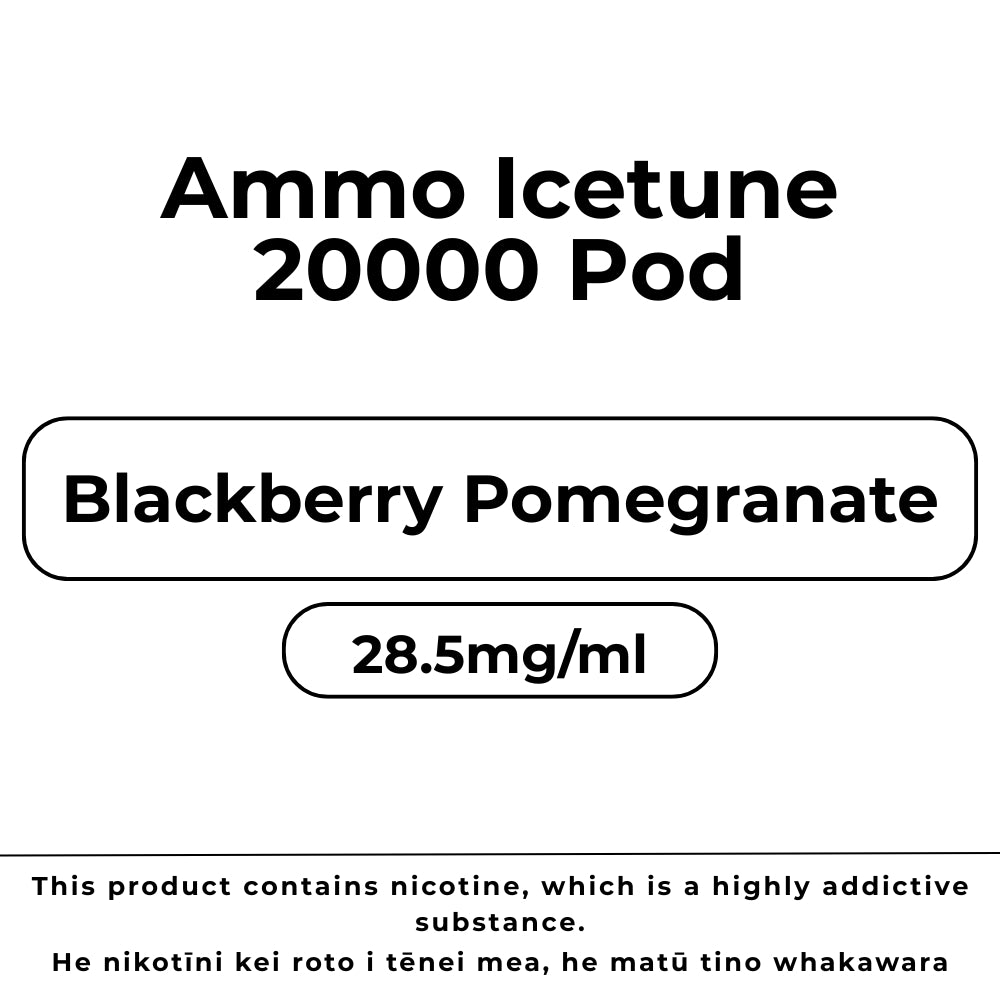 Ammo ICETUNE Pod Blackberry Pomegranate