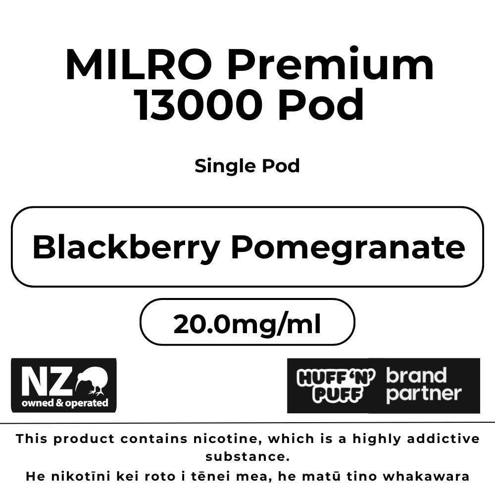 Milro Pod Blackberry Pomegranate (Single Pack)