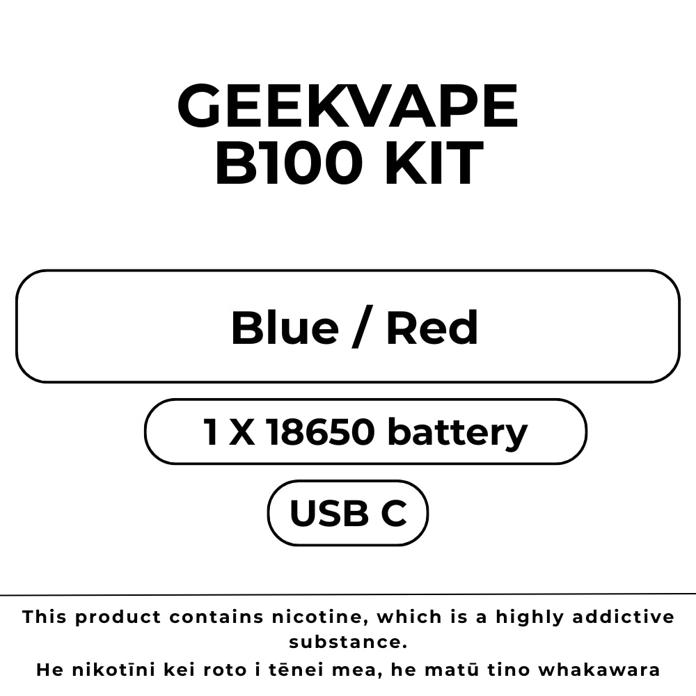 Geek Vape B100 Kit Blue/Red