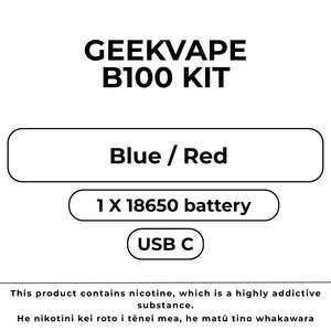 Geek Vape B100 Kit Blue/Red