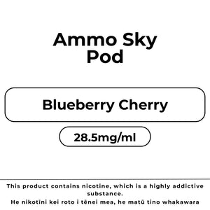 Ammo Sky Pod 28.5mg/ml Blueberry Cherry