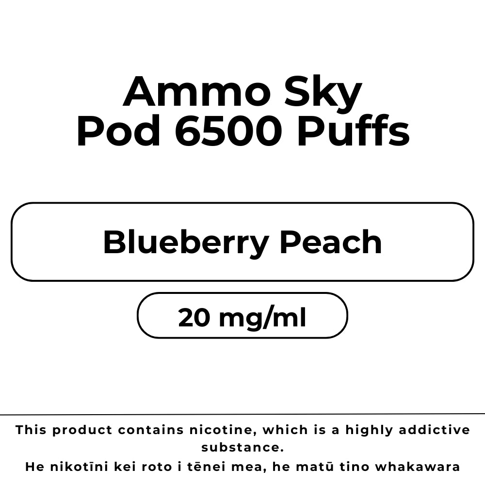 Ammo Sky Pod 28.5mg/ml Blueberry Kiwifruit