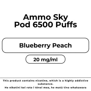 Ammo Sky Pod 28.5mg/ml Blueberry Kiwifruit