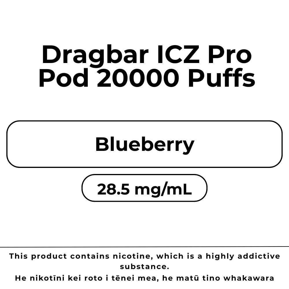 Dragbar ICZ Pro Pod Blueberry