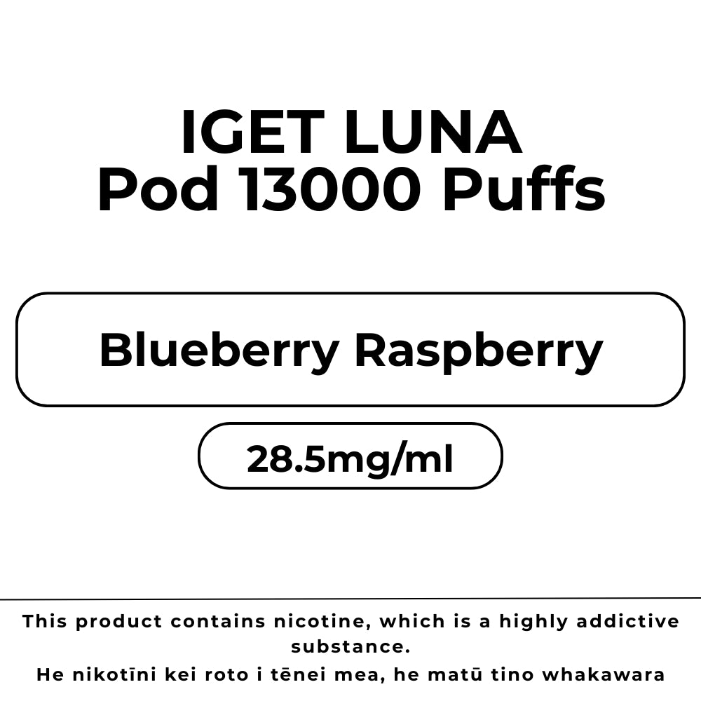 IGET Luna Pod Blueberry Raspberry