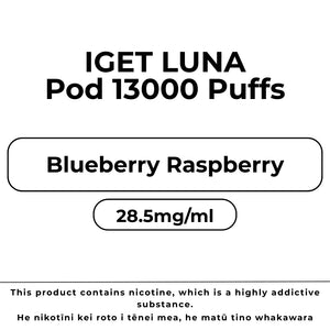 IGET Luna Pod Blueberry Raspberry