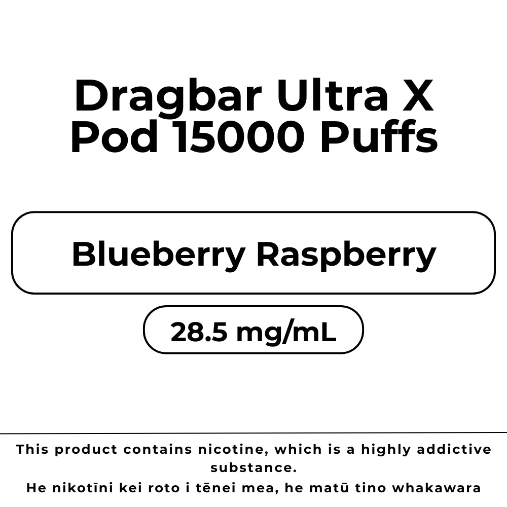 Dragbar Ultra X Pod Blueberry Raspberry