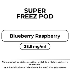 Super Freez Pod Blueberry Raspberry