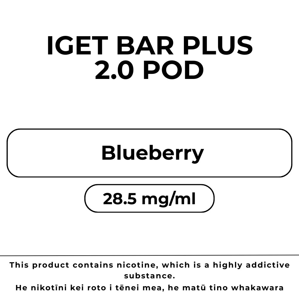 IGET Bar Plus 6k Pod Blueberry