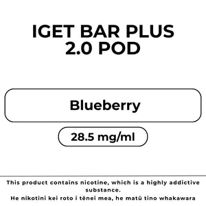 IGET Bar Plus 6k Pod Blueberry
