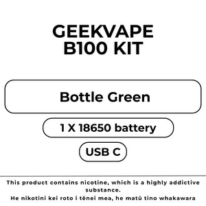 Geek Vape B100 Kit Bottle Green