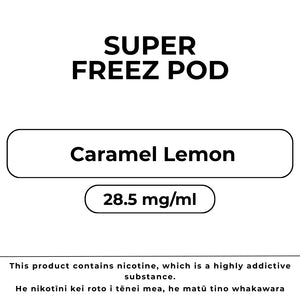 Super Freez Pod Caramel Lemon