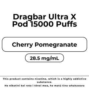 Dragbar Ultra X Pod Cherry Pomegranate
