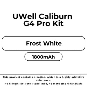Uwell Caliburn G4 Pro Frost White