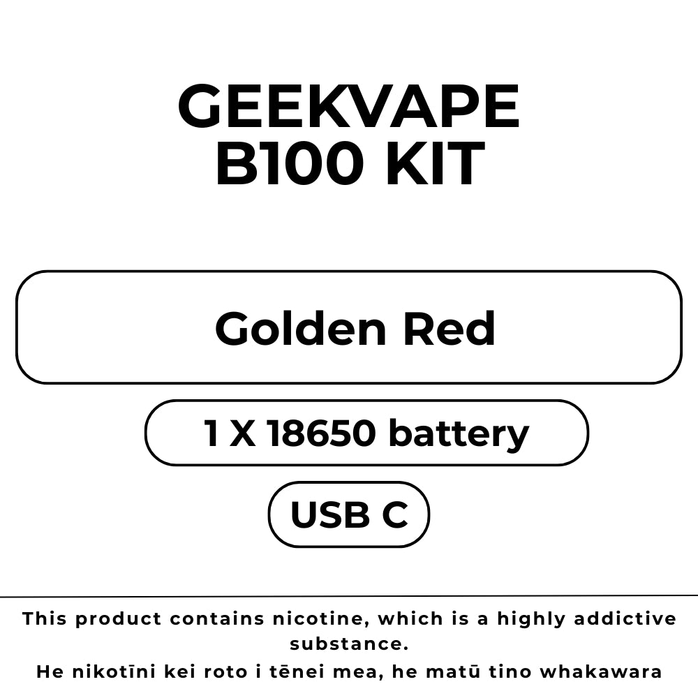 Geek Vape B100 Kit Golden Red