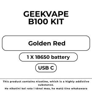 Geek Vape B100 Kit Golden Red
