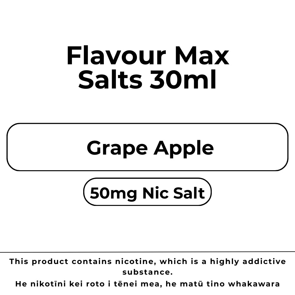 Flavour Max Salts 50mg Grape Apple