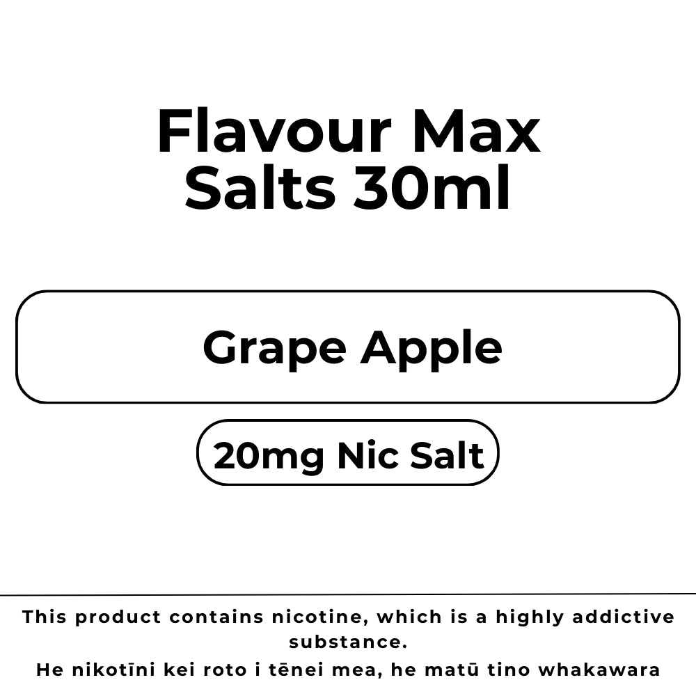 Flavour Max Salts 20mg Grape Apple