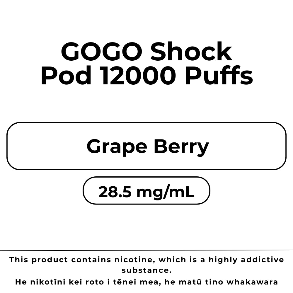 GoGo Shock Pod Grape Berry