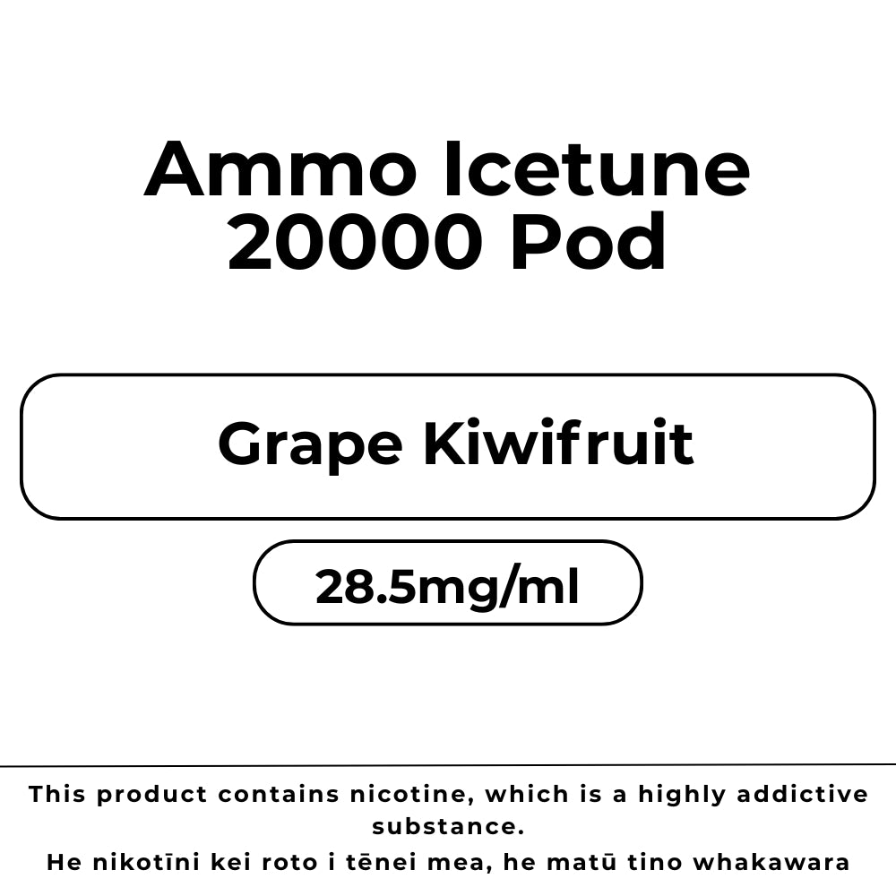 Ammo ICETUNE Pod Grape Kiwifruit