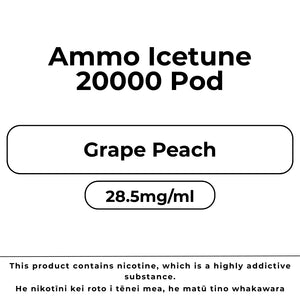 Ammo ICETUNE Pod Grape Peach