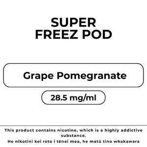 Super Freez Pod Grape Pomegranate