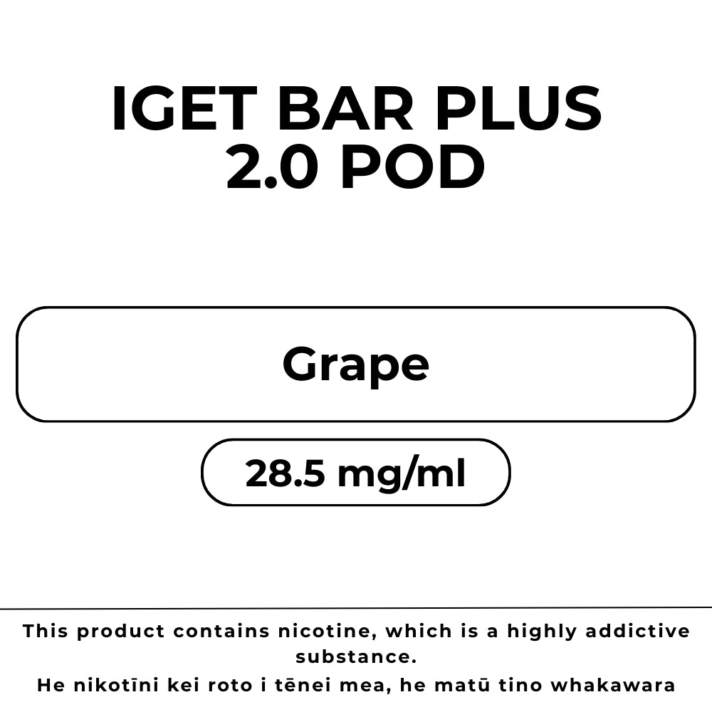 IGET Bar Plus 6k Pod Grape