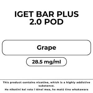 IGET Bar Plus 6k Pod Grape