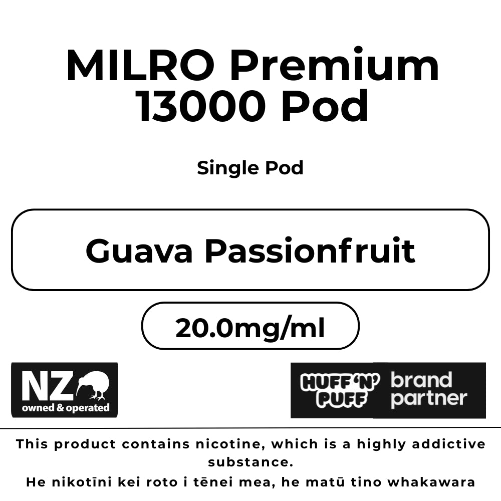 Milro Pod Guava Passionfruit (Single Pack)