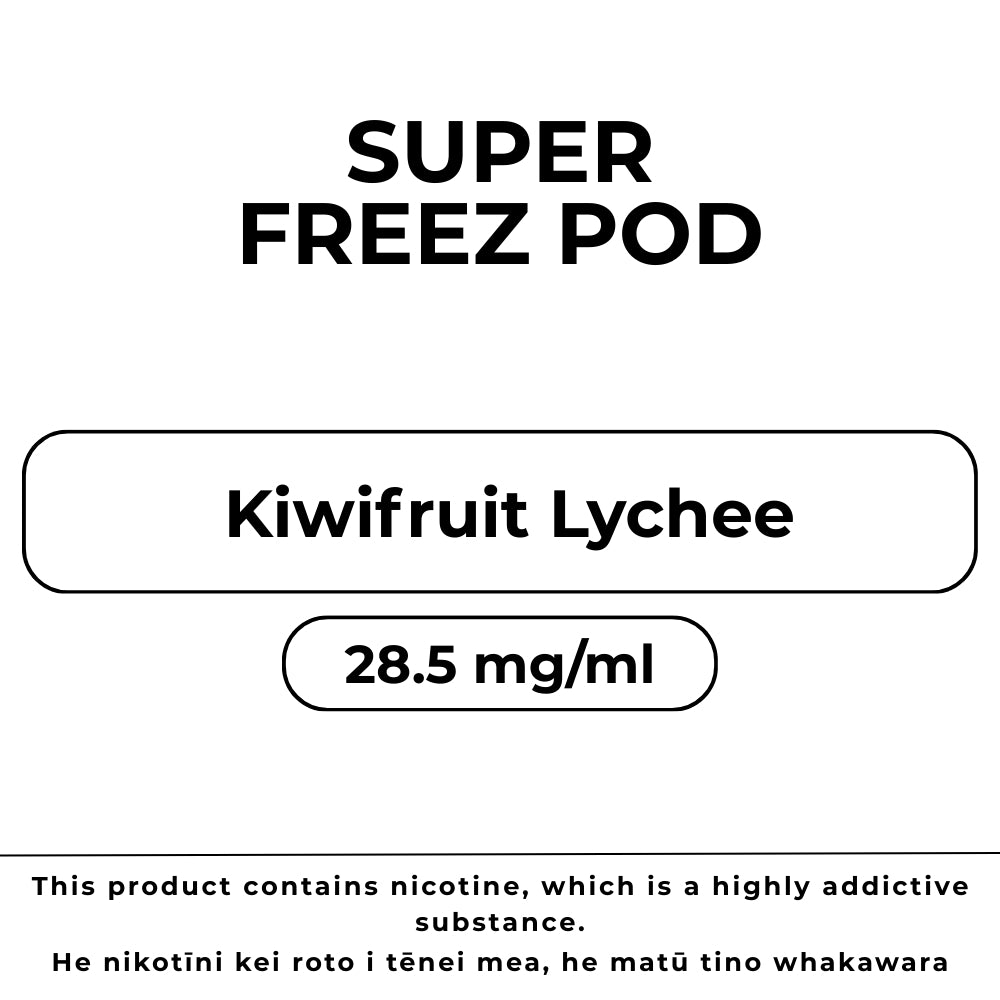 Super Freez Pod Kiwifruit Lychee