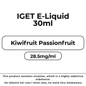 IGET E-Liquid Kiwifruit Passionfruit 28.5mg/ml