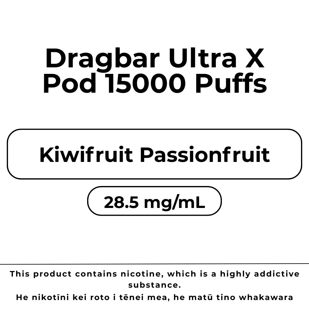 Dragbar Ultra X Pod Kiwifruit Passionfruit