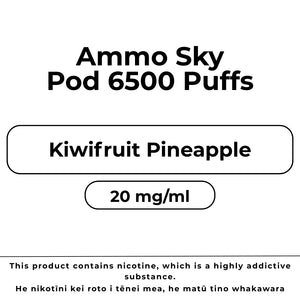 Ammo Sky Pod 20mg/ml Kiwifruit Pineapple