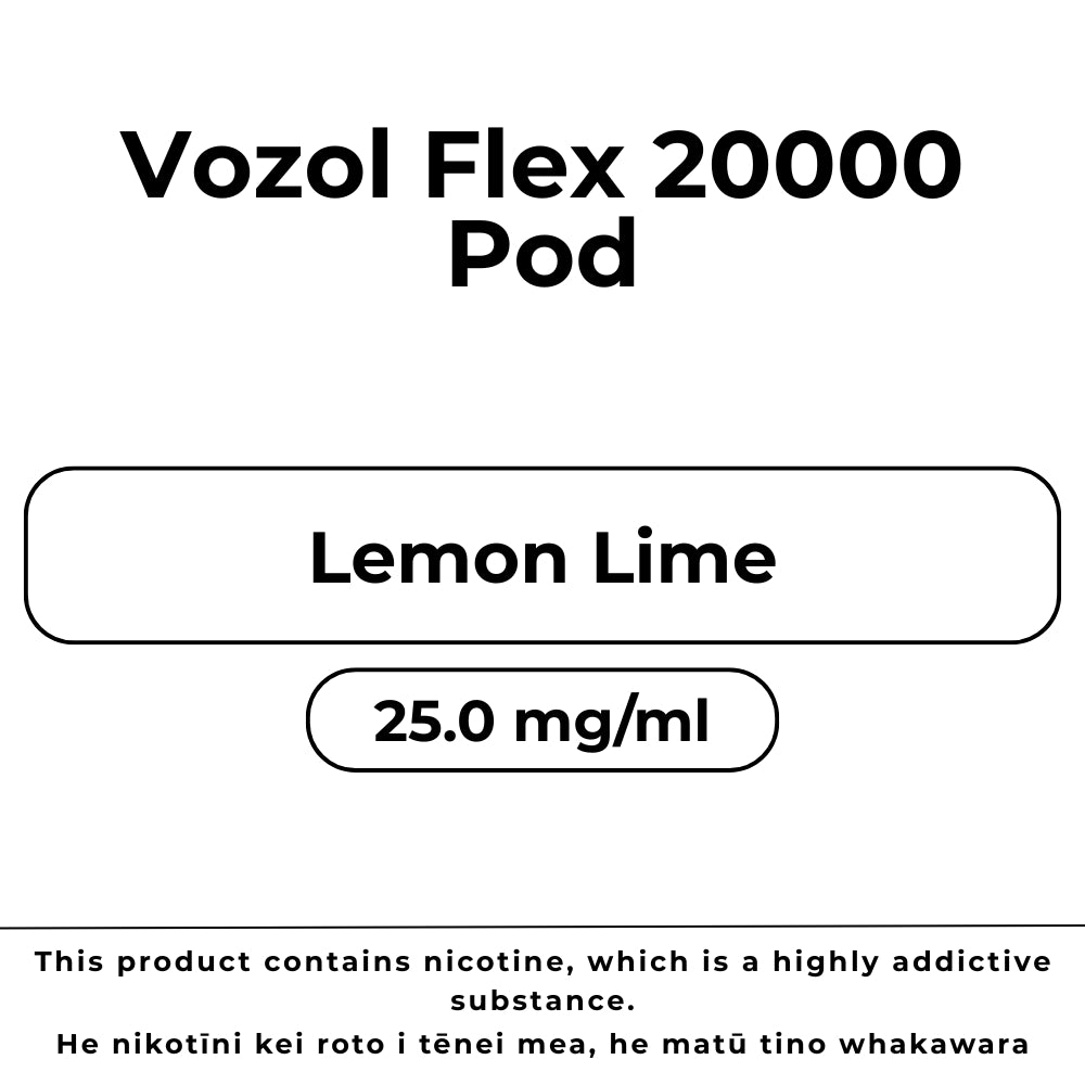 Vozol Flex 20000 Pod Lemon Lime